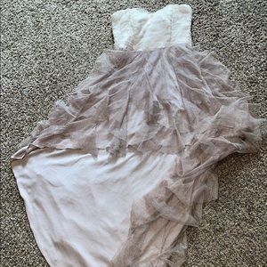 Strapless High & Low Dance dress